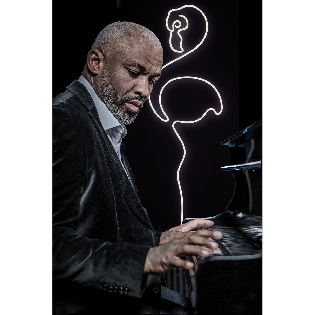 Trazos Bird Picture LED Wall Light 22W 4000K - Black