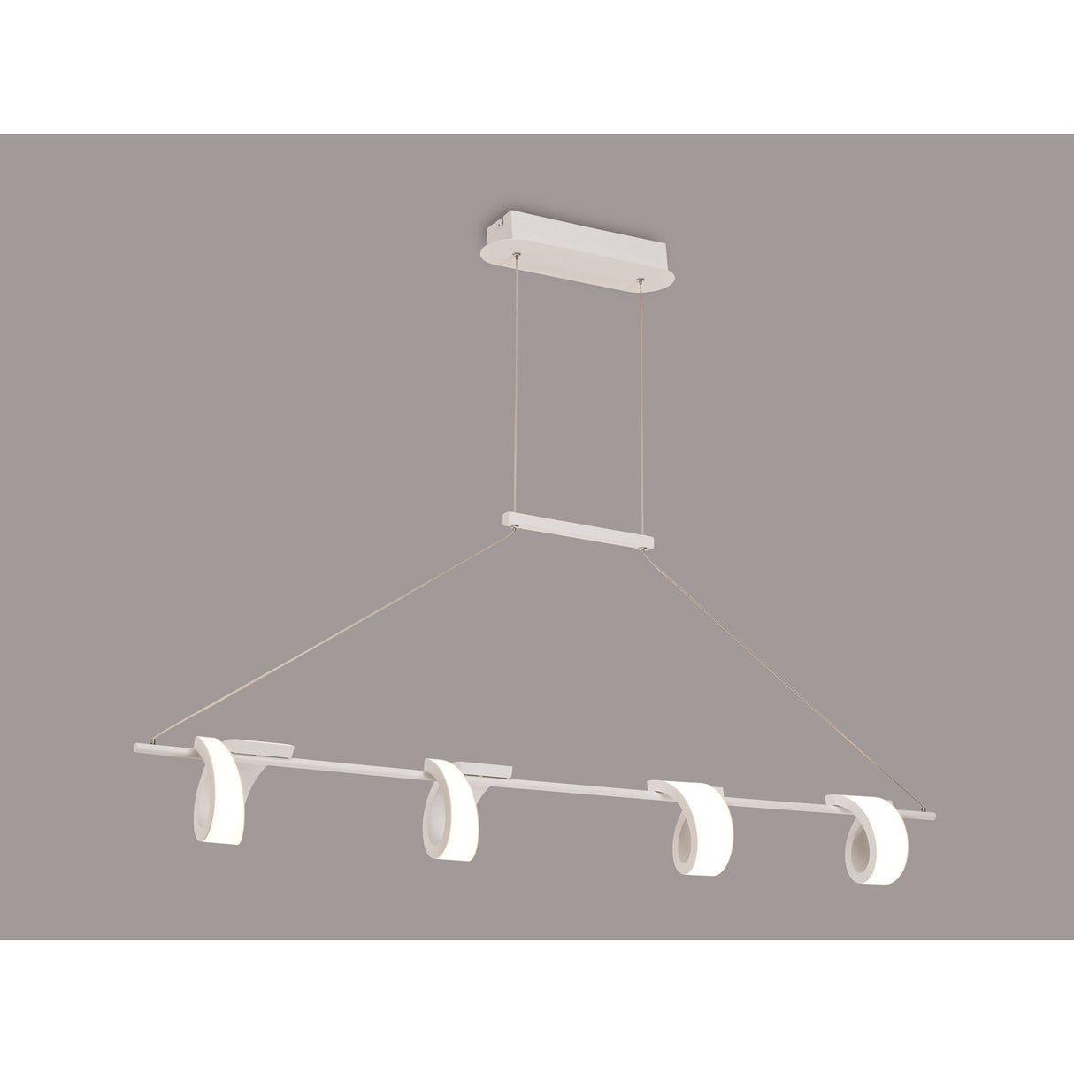 Tsunami LED Linear Suspension Light 48W 3000K - Sand White