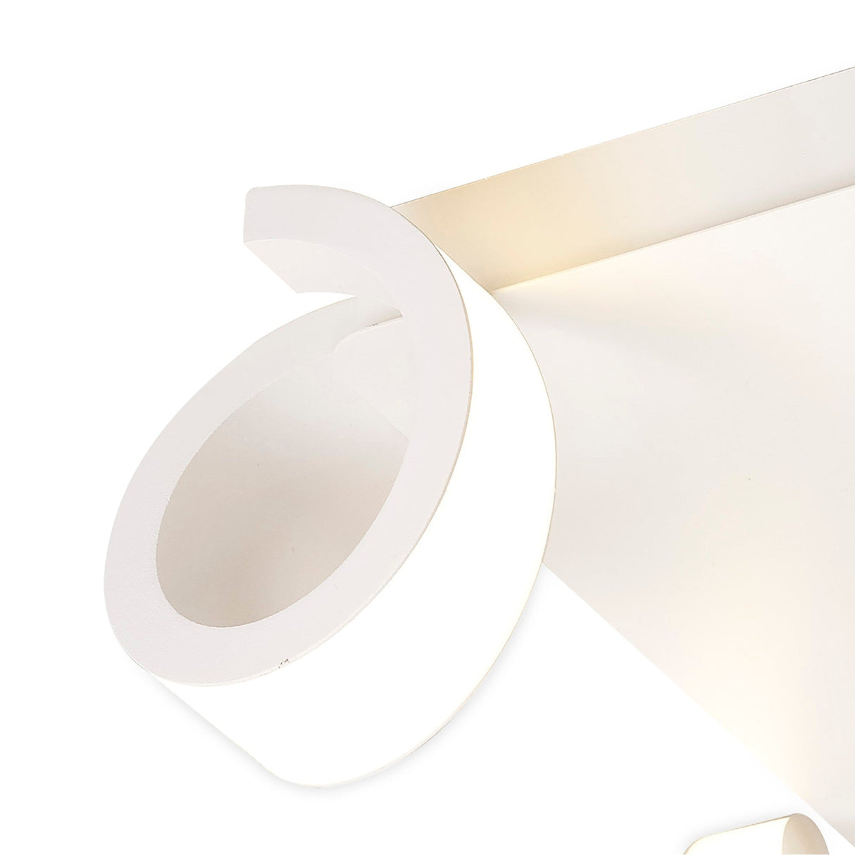 Tsunami LED Semi-Flush Ceiling Light 48W 3000K - Sand White