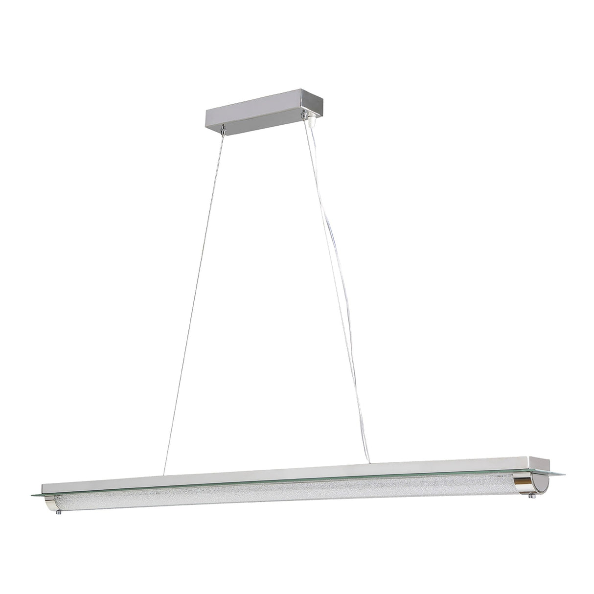 Tube LED Linear Suspension Light 36W 4000K - Polished Chrome