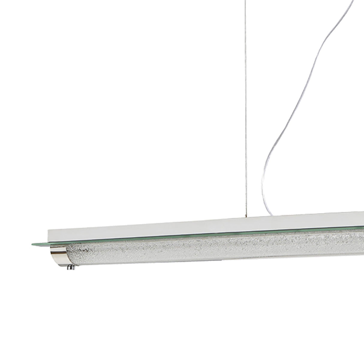 Tube LED Linear Suspension Light 26W 4000K - Polished Chrome