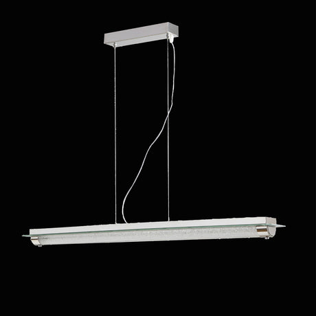 Tube LED Linear Suspension Light 26W 4000K - Polished Chrome