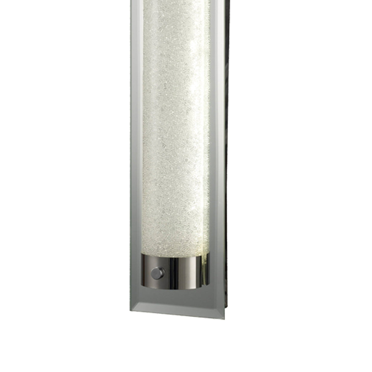 Tube LED Flush Ceiling Light 21W 4000K - Chrome