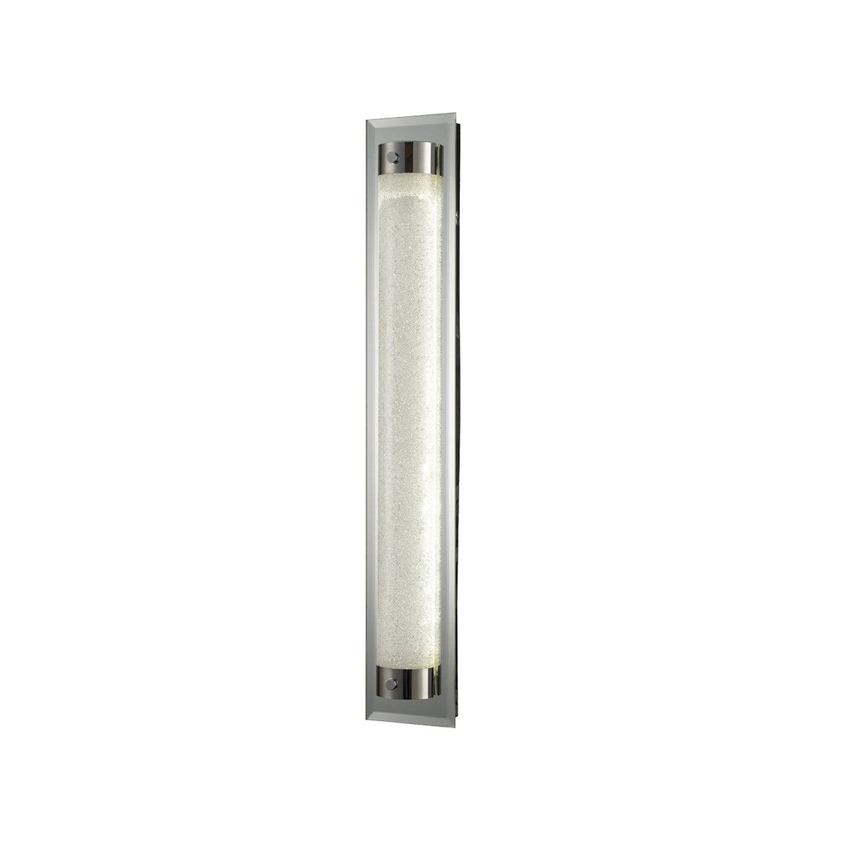 Tube LED Flush Ceiling Light 21W 4000K - Chrome