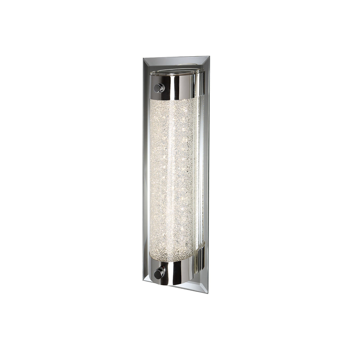 Tube LED Flush Ceiling Light 8W 4000K - Chrome