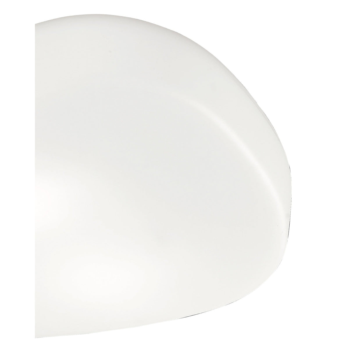 Ufo 4 Light Outdoor Flush Ceiling Light - Matt White/Opal White