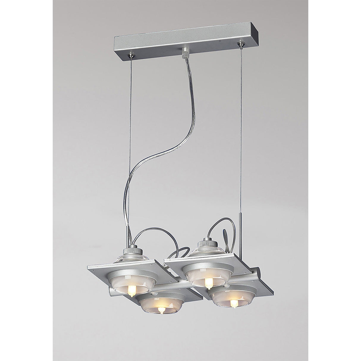 Ull 4 Light Suspension Light - Silver