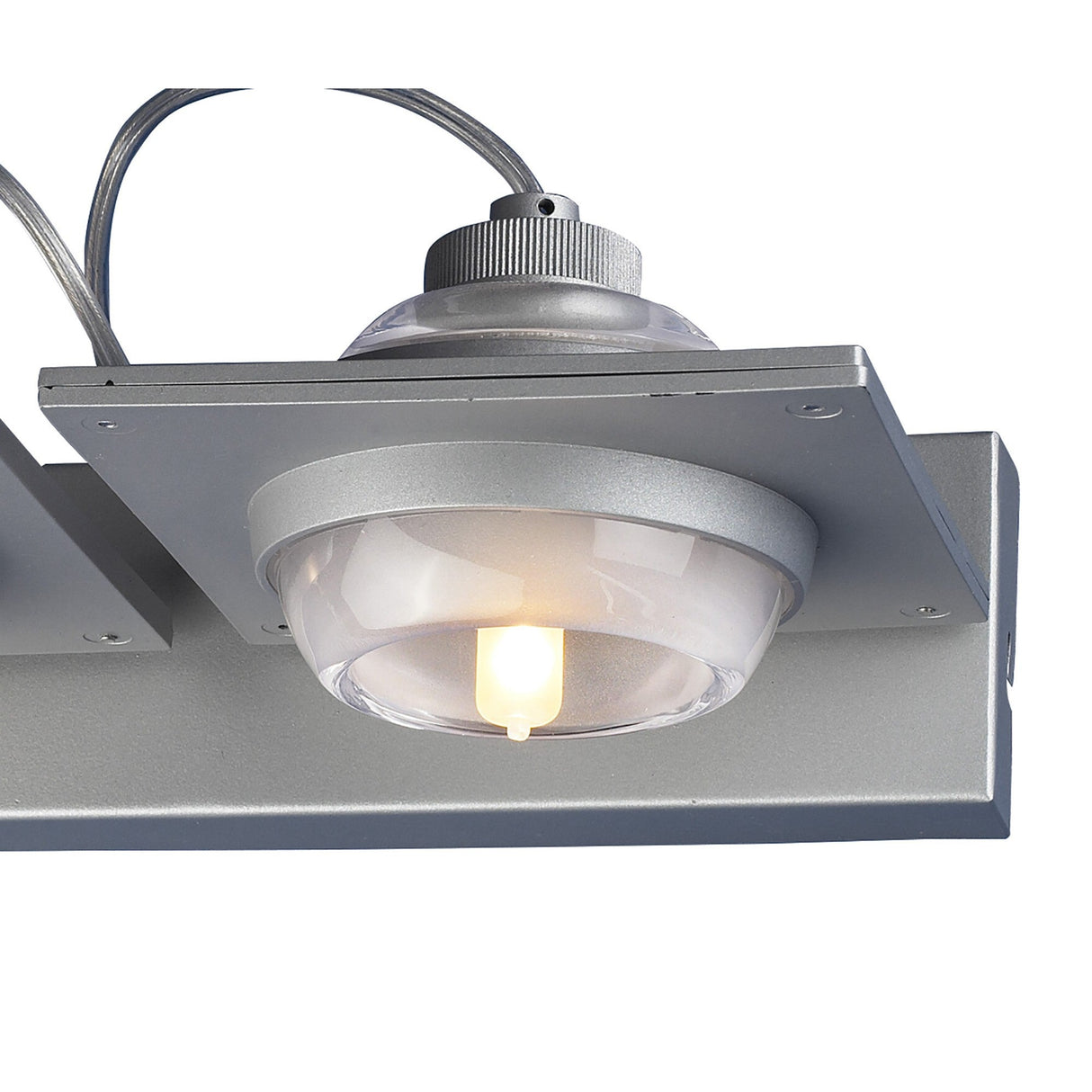 Ull 2 Light Wall Light - Silver Grey