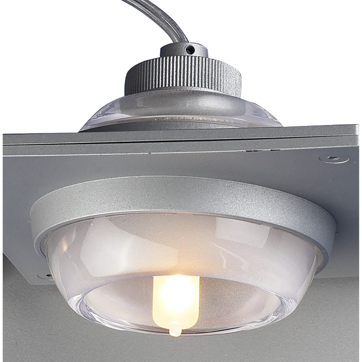 Ull 2 Light Wall Light - Silver Grey