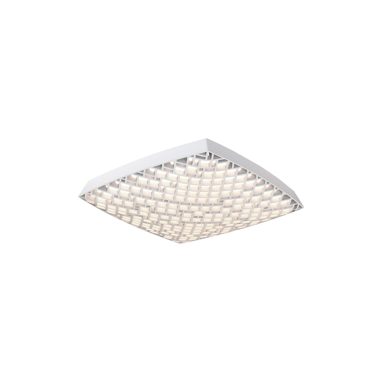 Urban CCT Dimmable LED Flush Ceiling Light With Remote Control 56W - White