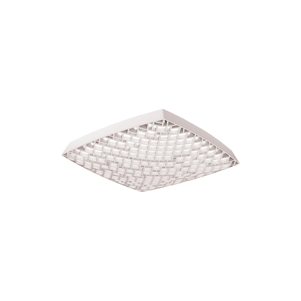 Urban CCT Dimmable LED Flush Ceiling Light With Remote Control 56W - White