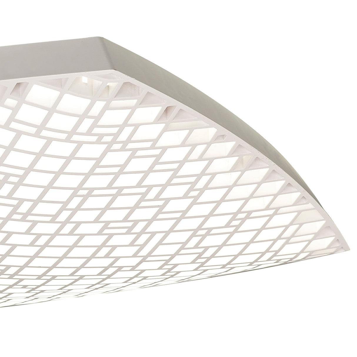 Urban CCT Dimmable LED Flush Ceiling Light With Remote Control 80W - White