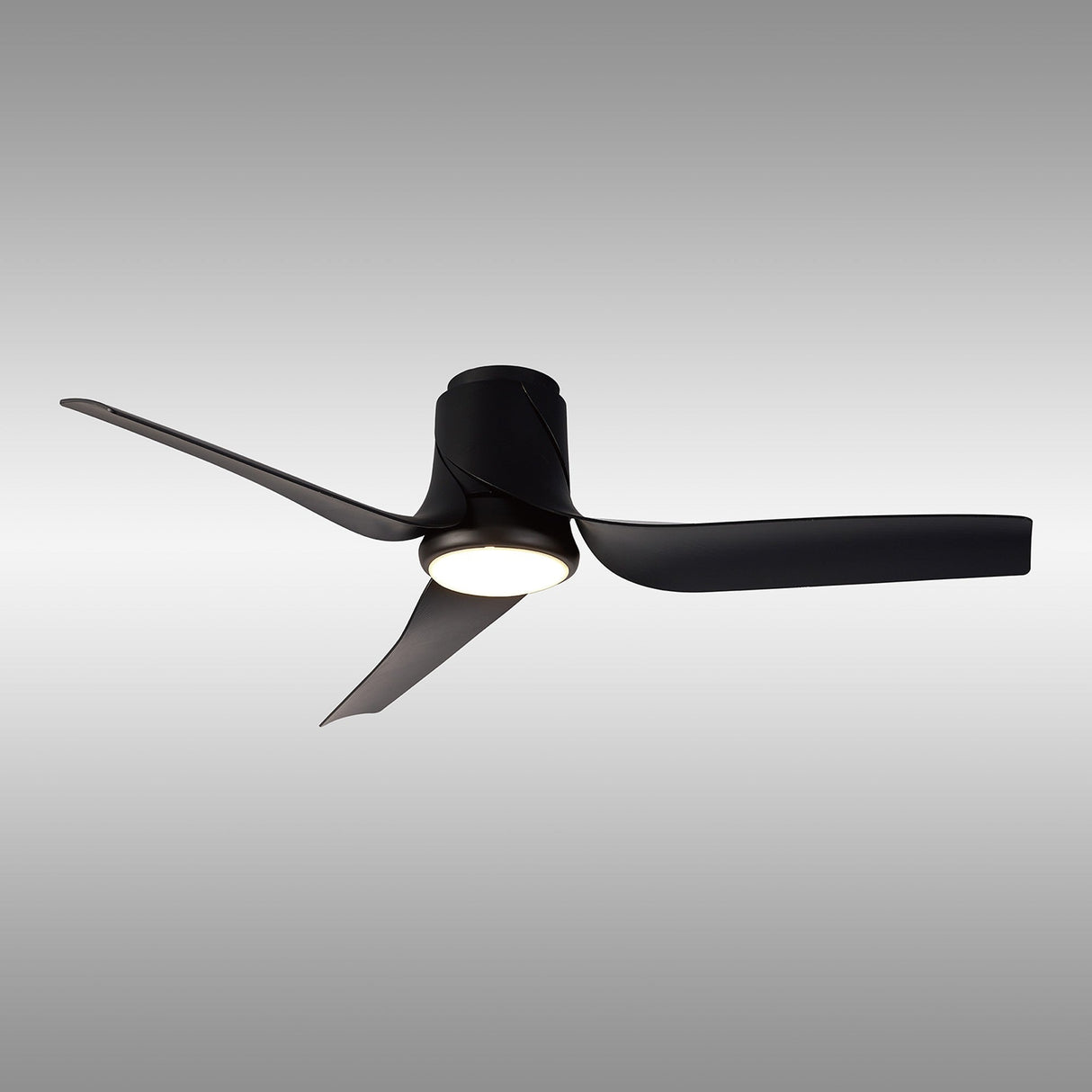 Ushuaia CCT Dimmable LED Ceiling Fan Light With Remote & APP Control - Black