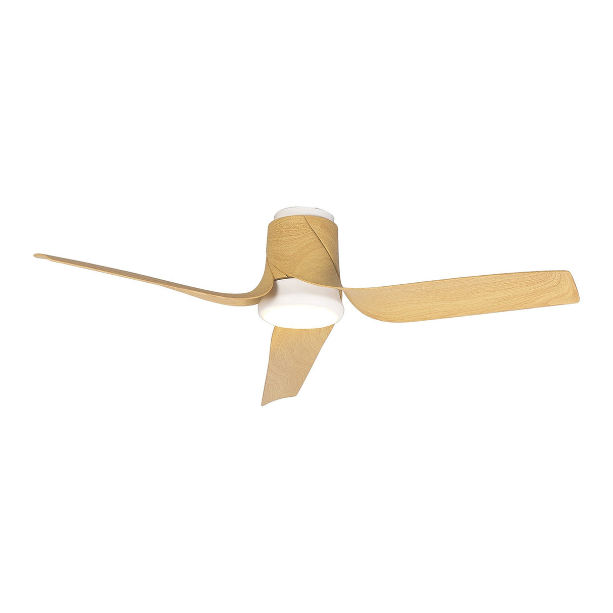 Ushuaia CCT Dimmable LED Ceiling Fan Light With Remote & APP Control - Brown/White