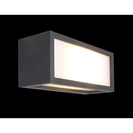 Utah 1 Light Outdoor Wall Light - Graphite