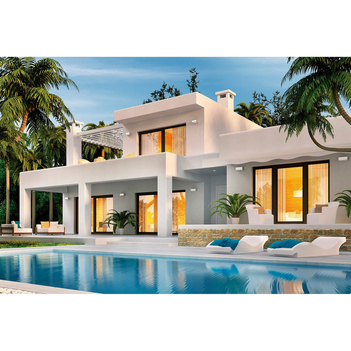 Utah 1 Light Outdoor Wall Light - White