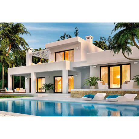 Utah 1 Light Outdoor Wall Light - White