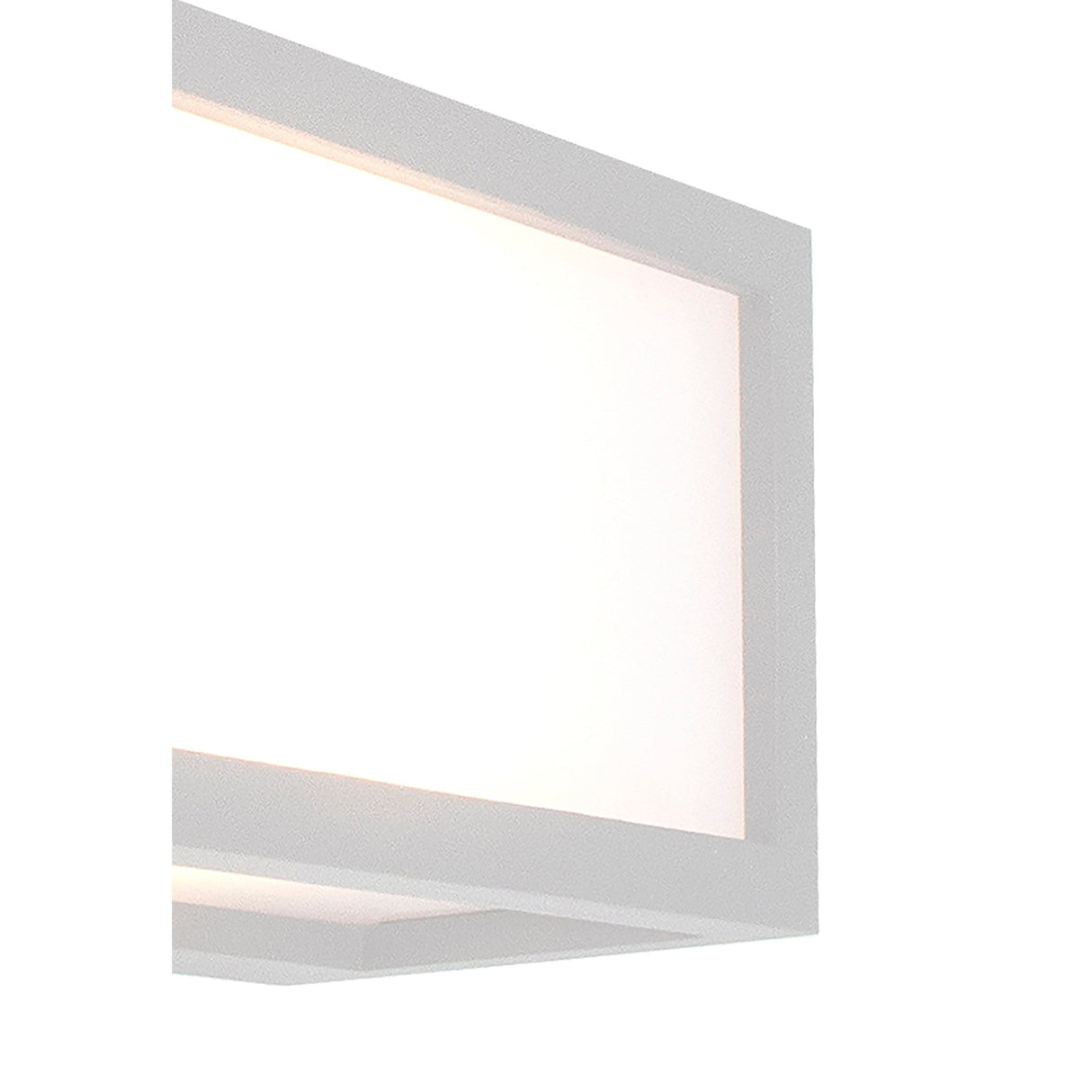 Utah 1 Light Outdoor Wall Light - White