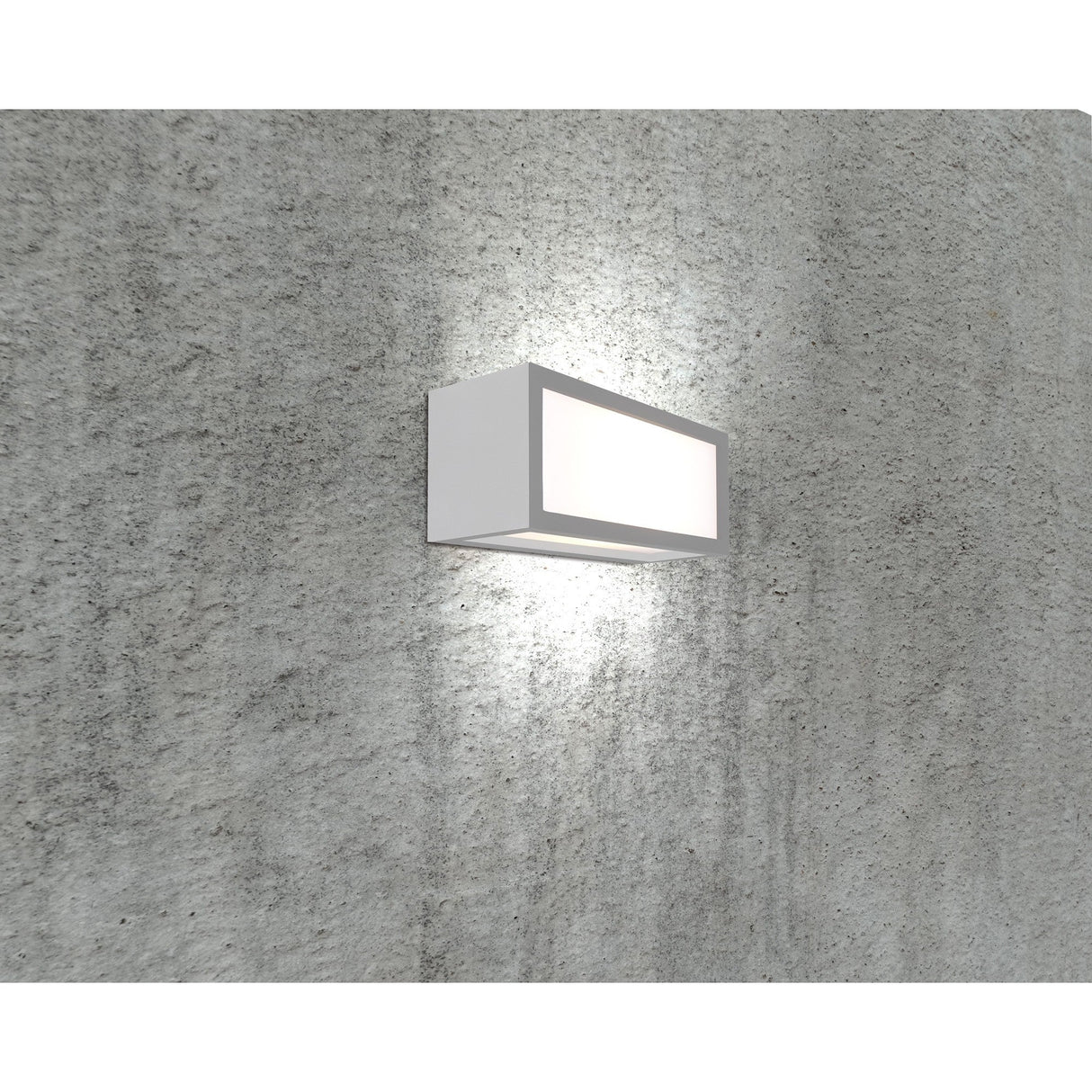 Utah 1 Light Outdoor Wall Light - White