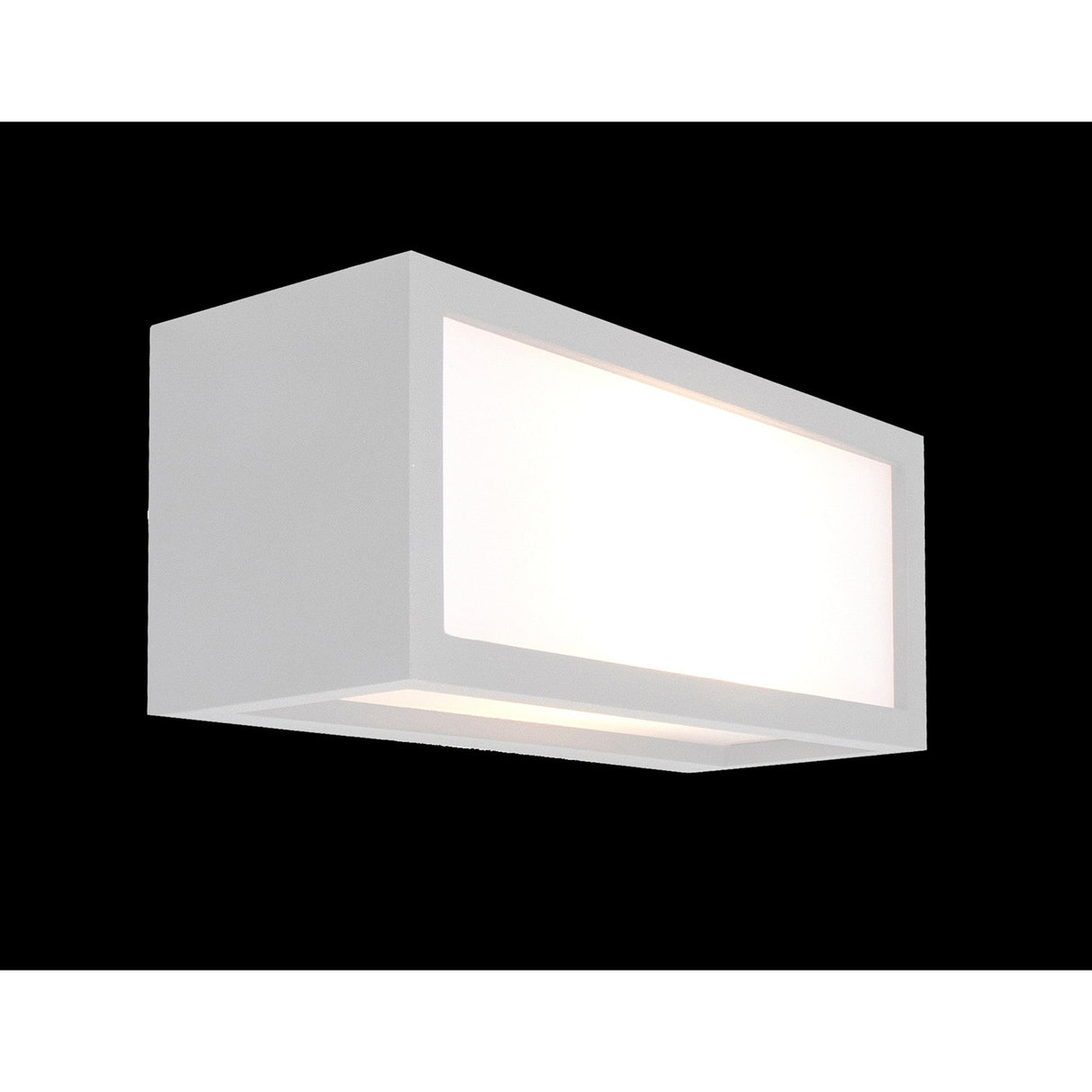 Utah 1 Light Outdoor Wall Light - White