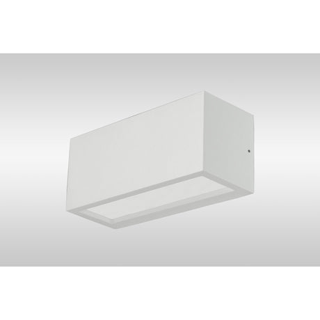 Utah 1 Light Outdoor Wall Lamp Up/Down - White