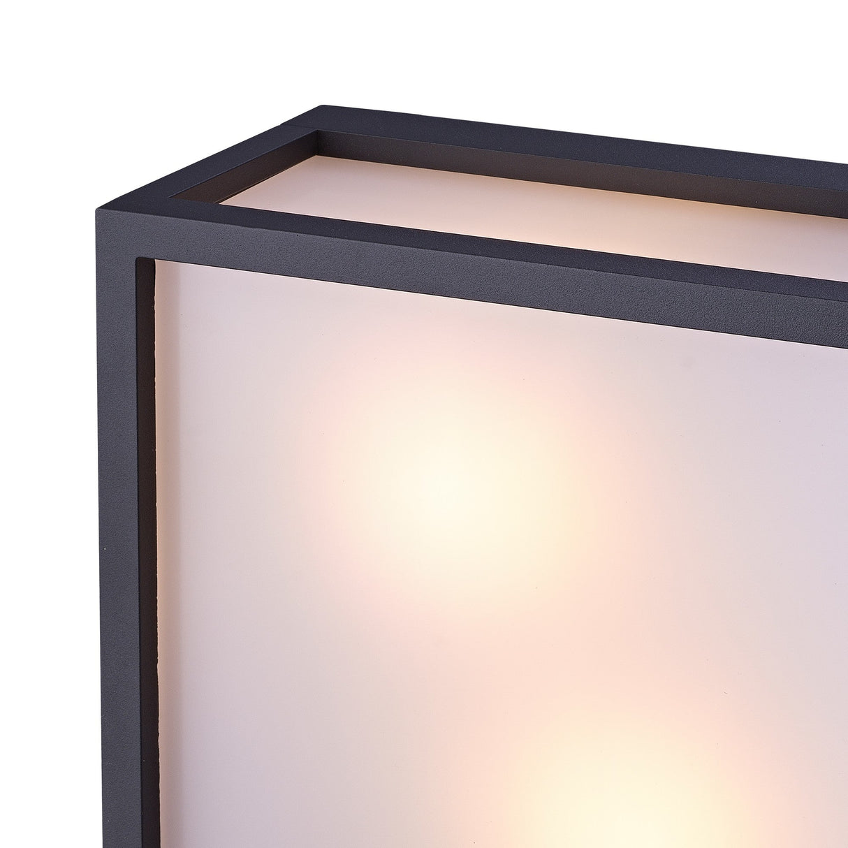 Utah 2 Light Outdoor Flush Ceiling Light - Graphite