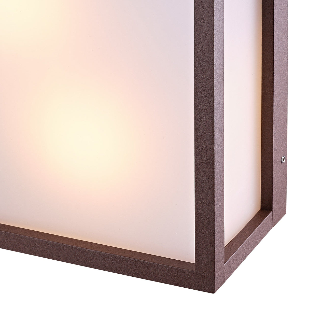 Utah 2 Light Outdoor Flush Ceiling Light - Sand Brown
