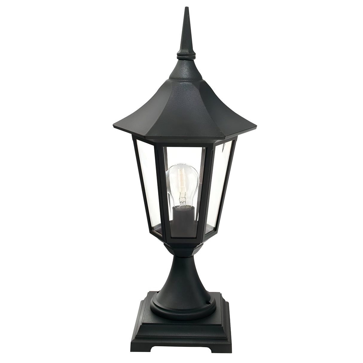 Valencia 1 Light Pedestal - Black
