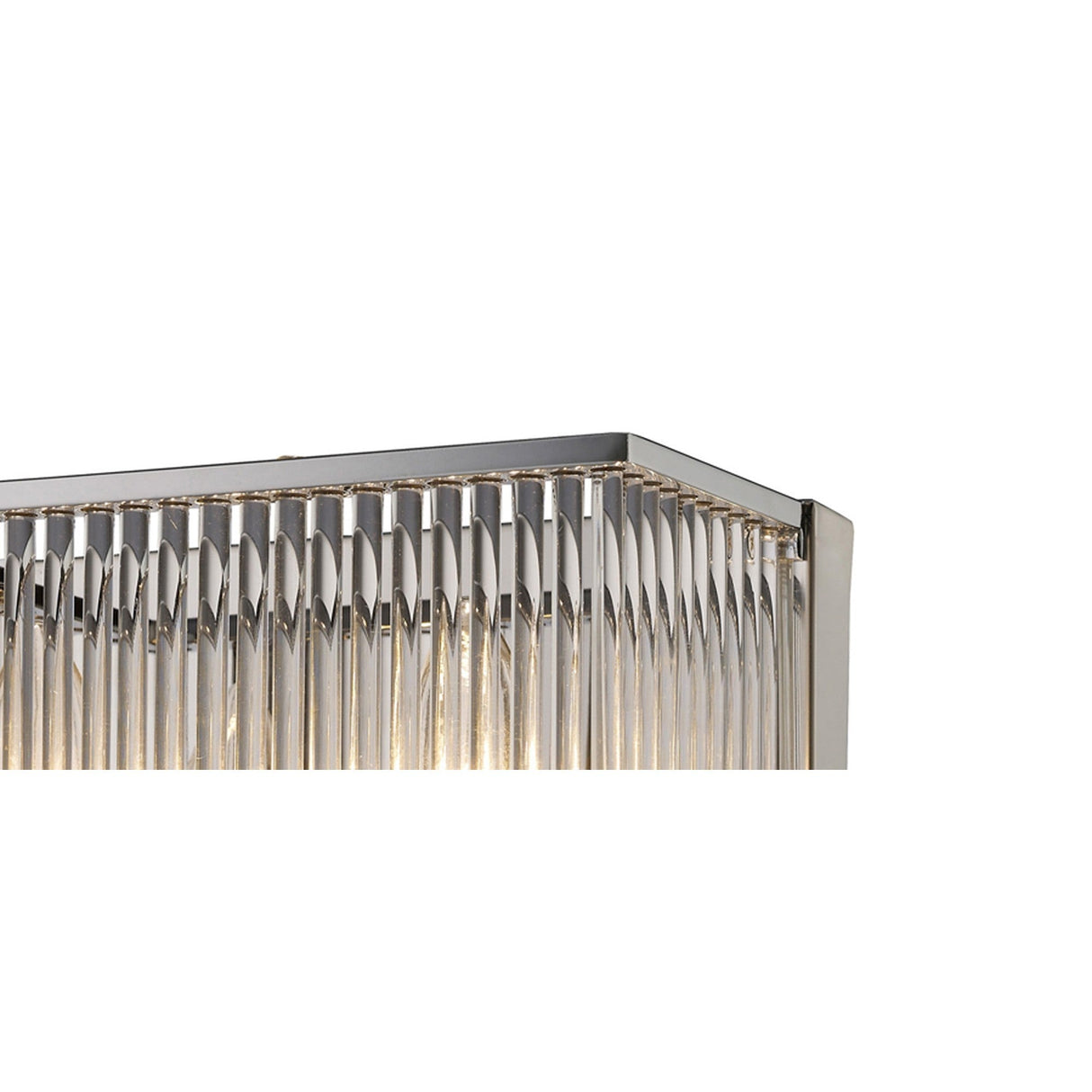 Vanessa 2 Light Crystal Wall Light With Switch - Chrome