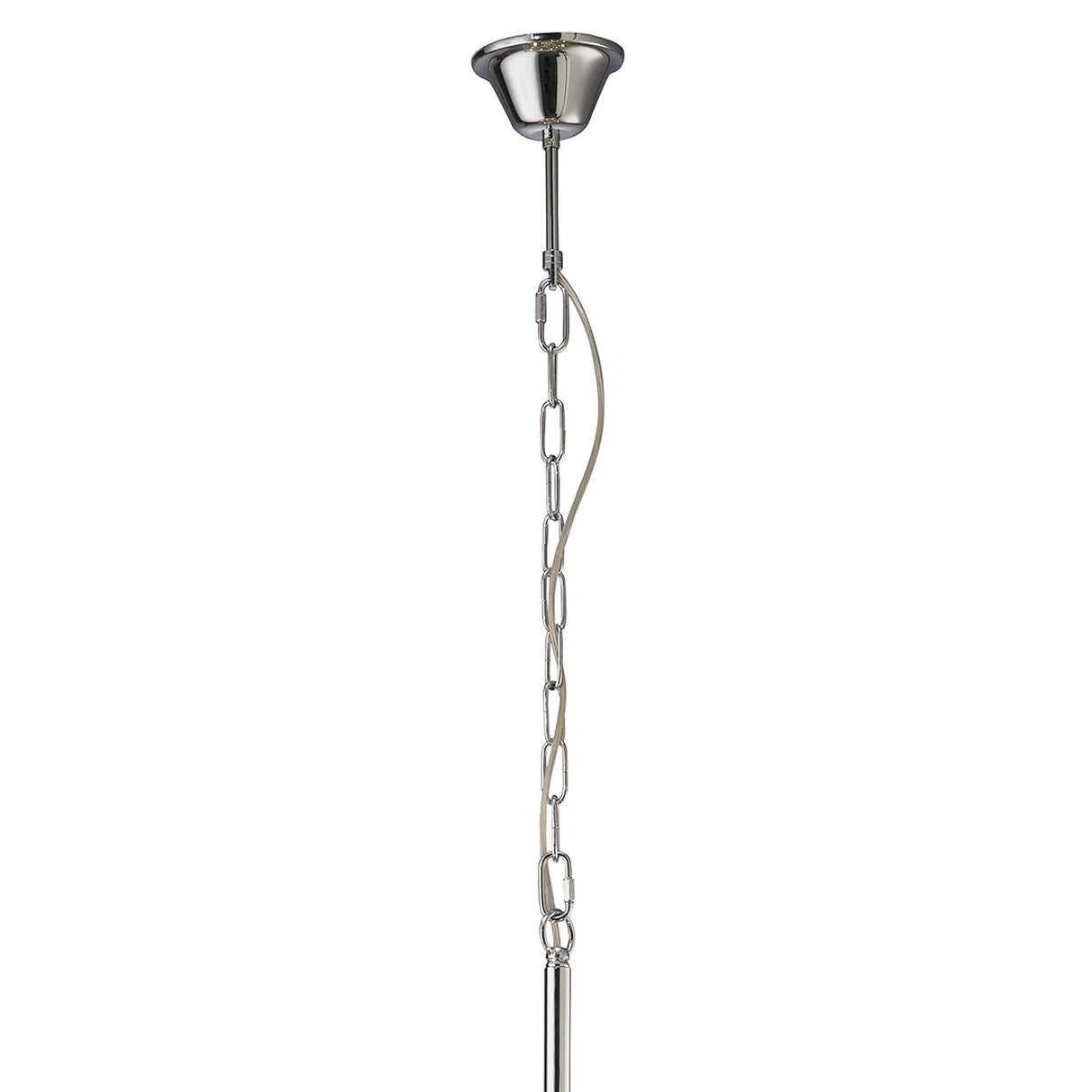 Vanessa Square 8 Light Crystal Chandelier - Polished Chrome