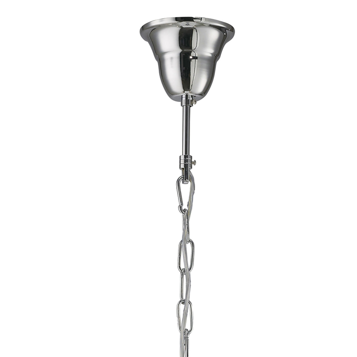 Vela 54cm 3 Light Crystal Chandelier - Polished Chrome