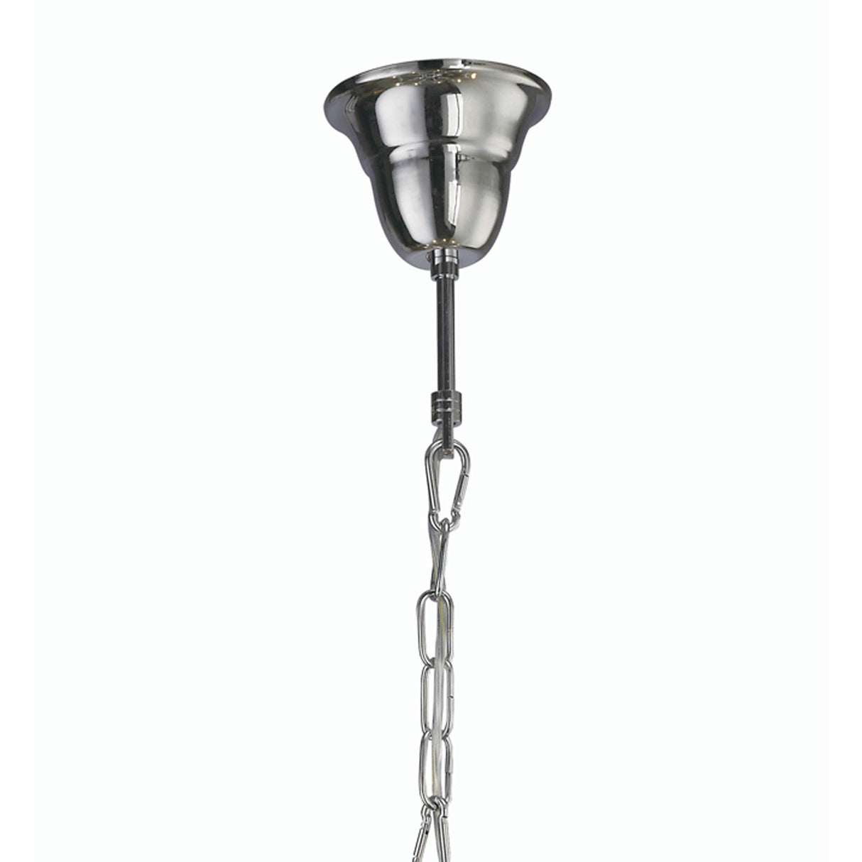Vela 76cm 8 Light Crystal Chandelier - Polished Chrome