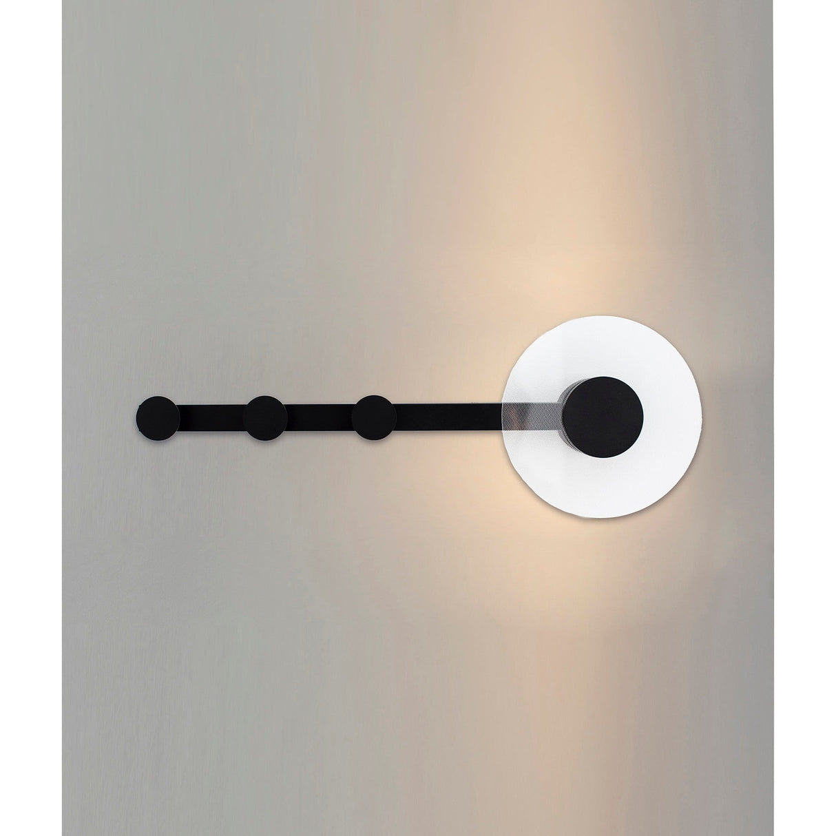 Venus Coat Rack LED Wall Light 6W 3000K - Black