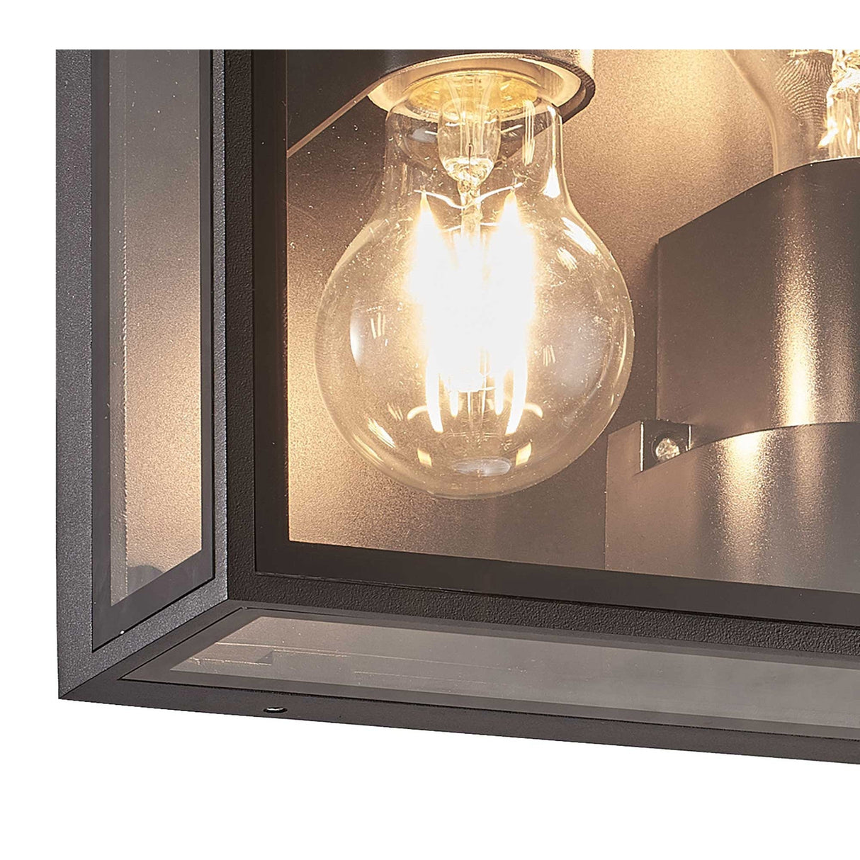 Verbier 2 Light Outdoor Ceiling/Wall Light - Dark Grey