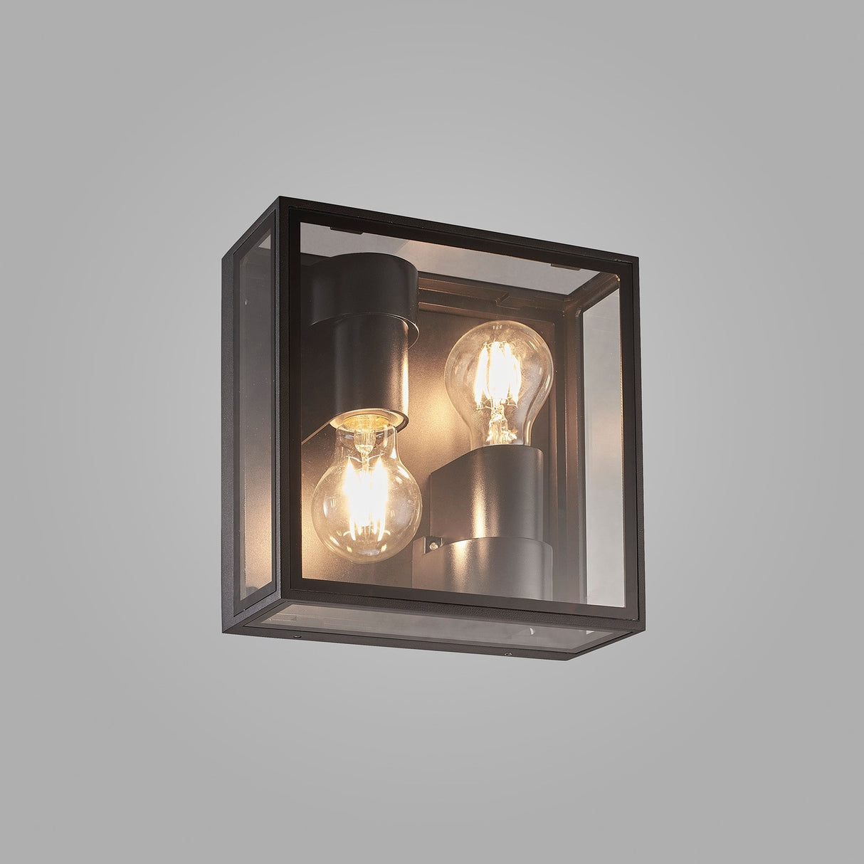 Verbier 2 Light Outdoor Ceiling/Wall Light - Dark Grey
