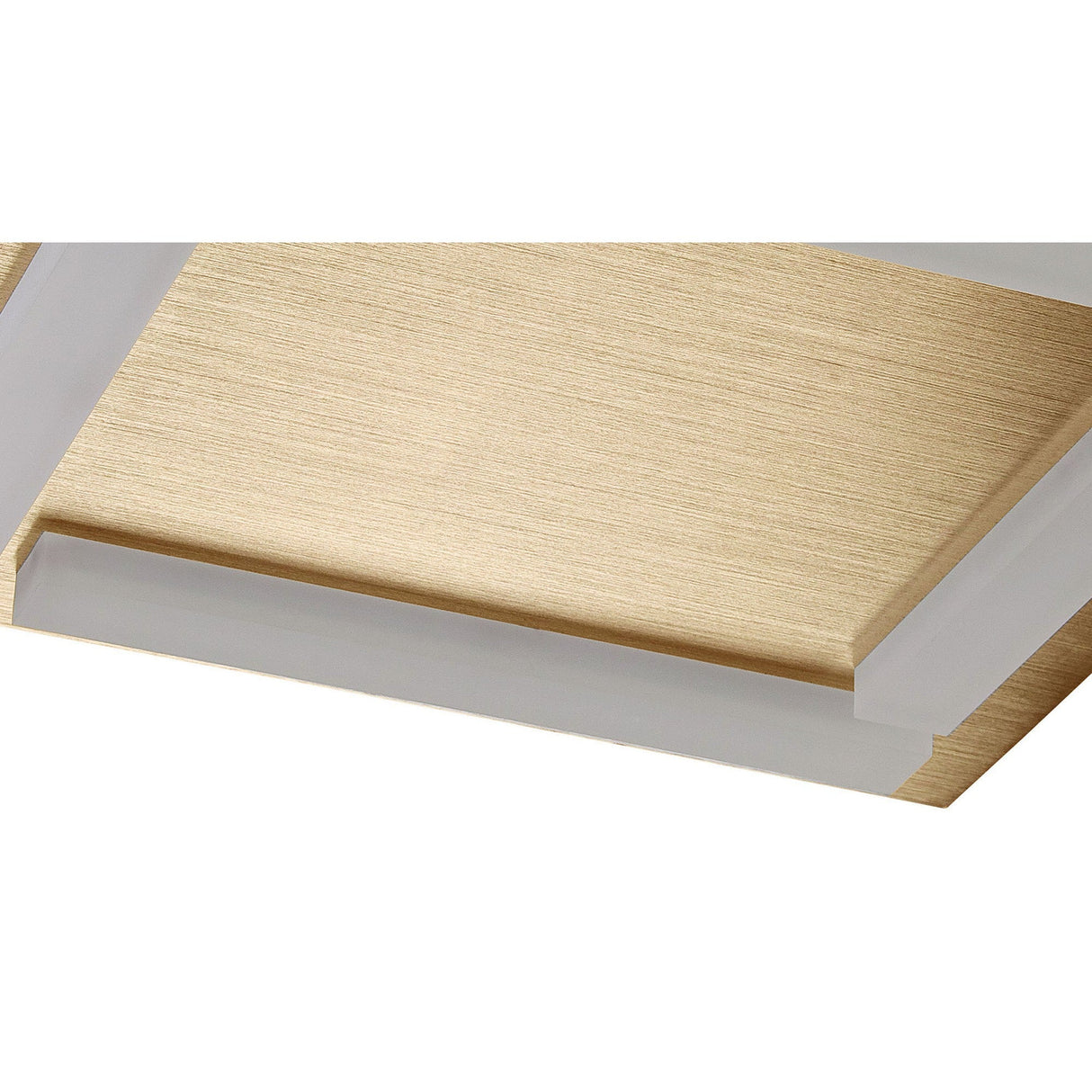 Verona LED Flush Ceiling Light 3000K 20W - Satin Gold