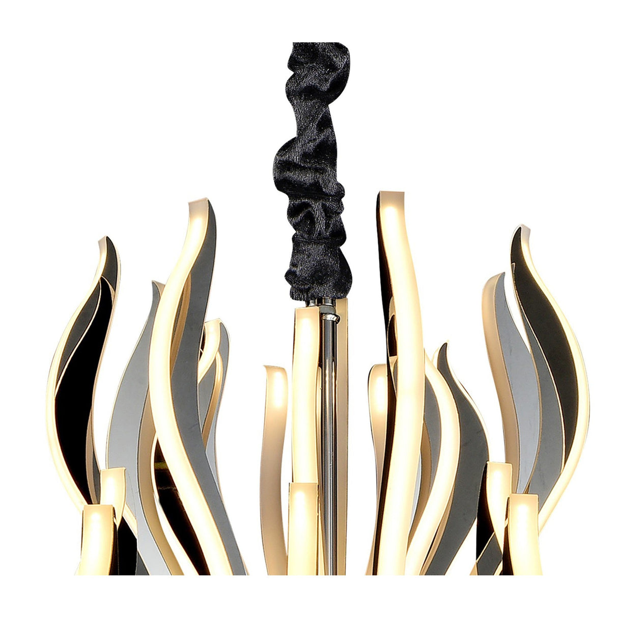 Versailles 133cm LED Chandelier 553W 3000K - Polished Chrome