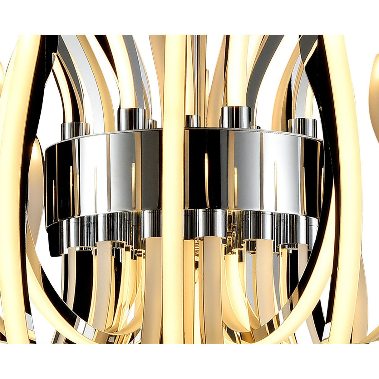 Versailles 133cm LED Chandelier 553W 3000K - Polished Chrome