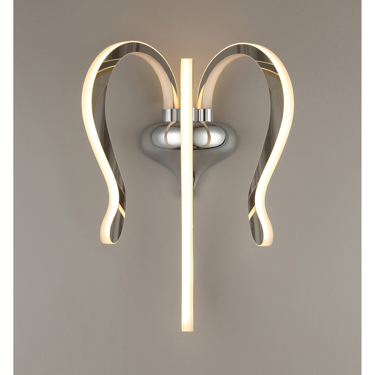 Versailles LED Wall Light 33W 3000K - Polished Chrome