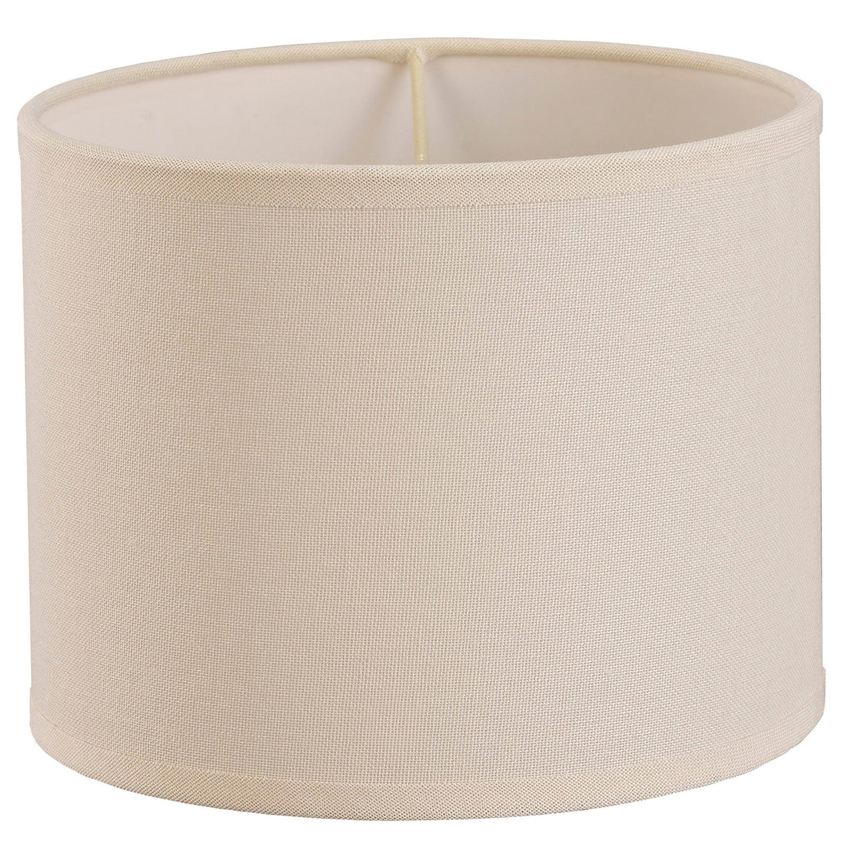 Victoria Round Lampshade - Ivory Cream, 20 x 16cm