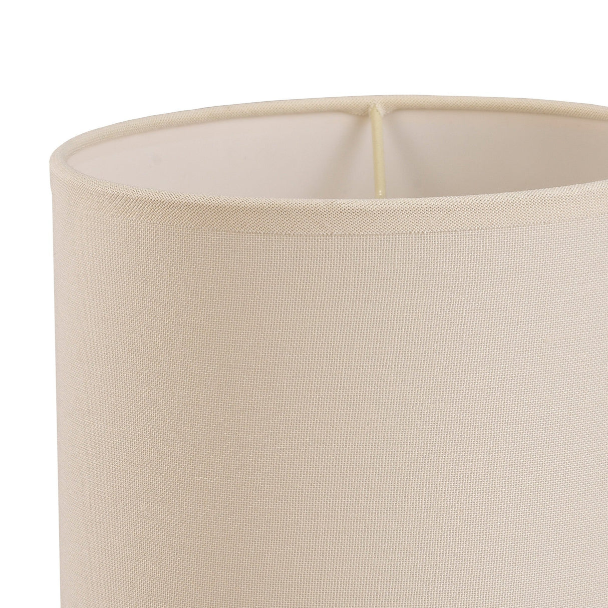 Victoria Round Lampshade - Ivory Cream, 20 x 16cm