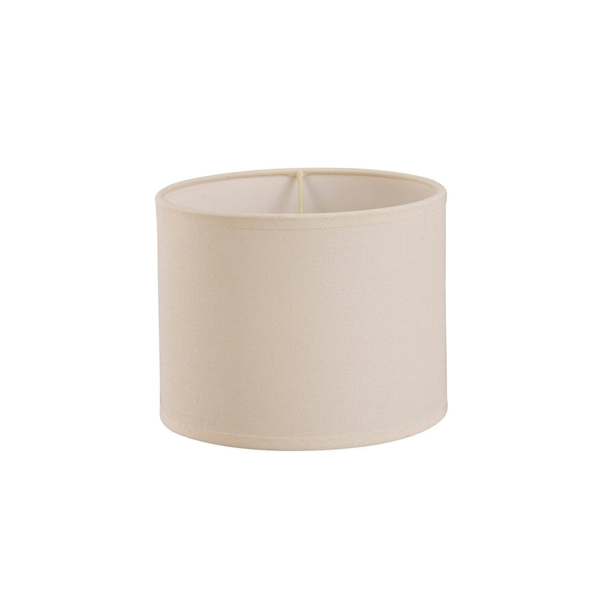 Victoria Round Lampshade - Ivory Cream, 20 x 16cm