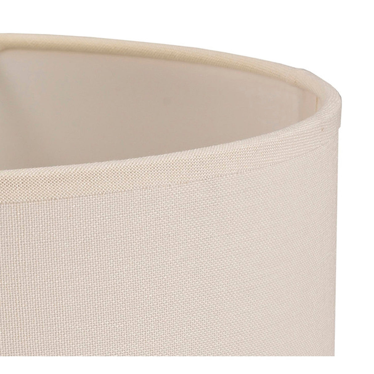 Victoria Round Lampshade - Ivory Cream, 30 x 17cm