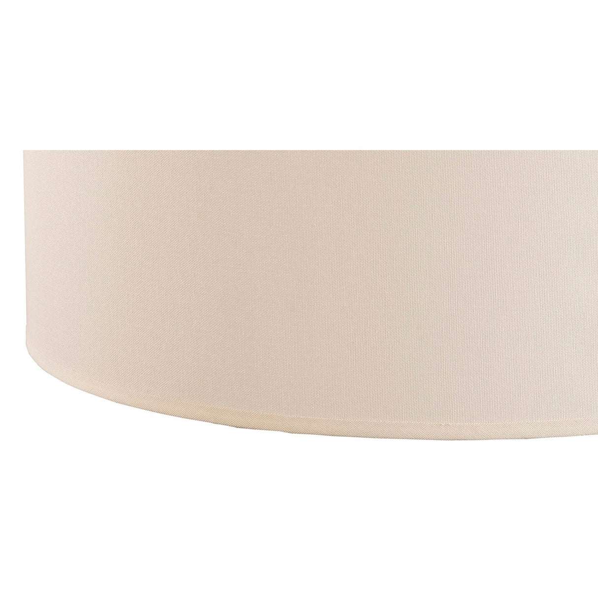 Victoria Round Lampshade - Ivory Cream, 50 x 22.5cm