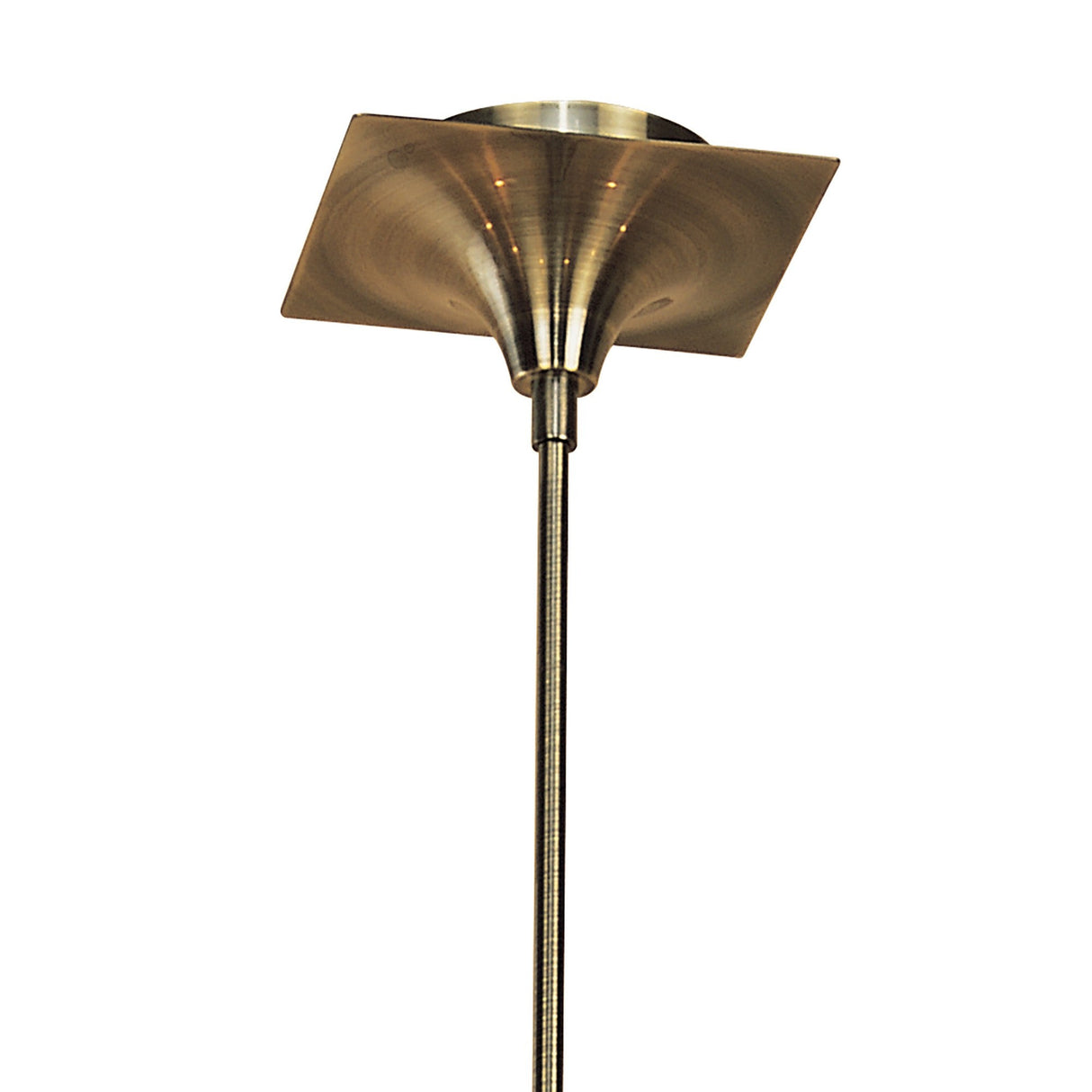 Viena 71.5cm Telescopic Round 8 Light Chandelier - Antique Brass