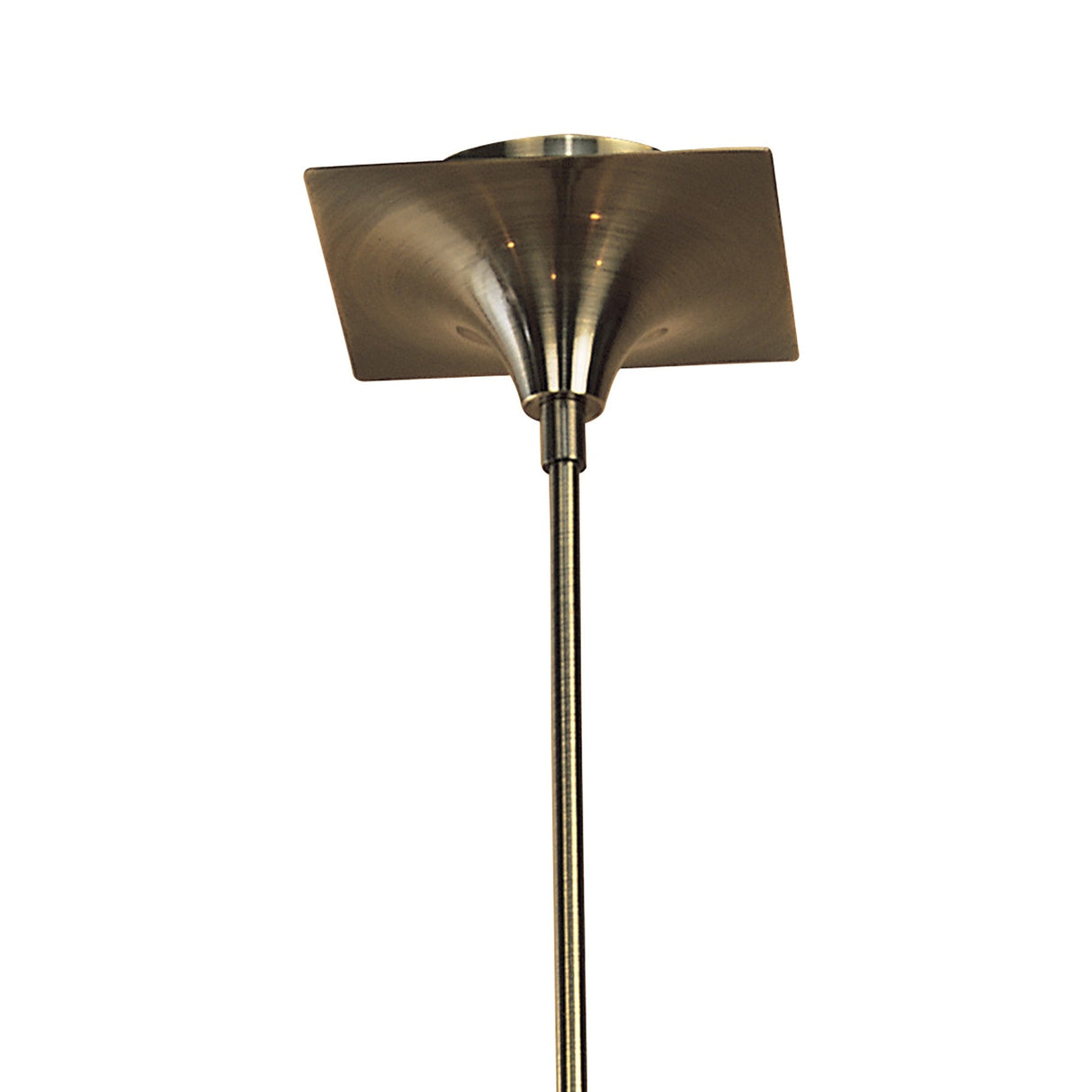 Viena 53cm Telescopic Round 4 Light Chandelier - Antique Brass