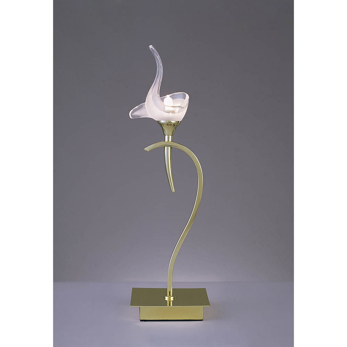 Viena 1 Light Table Lamp - Polished Brass