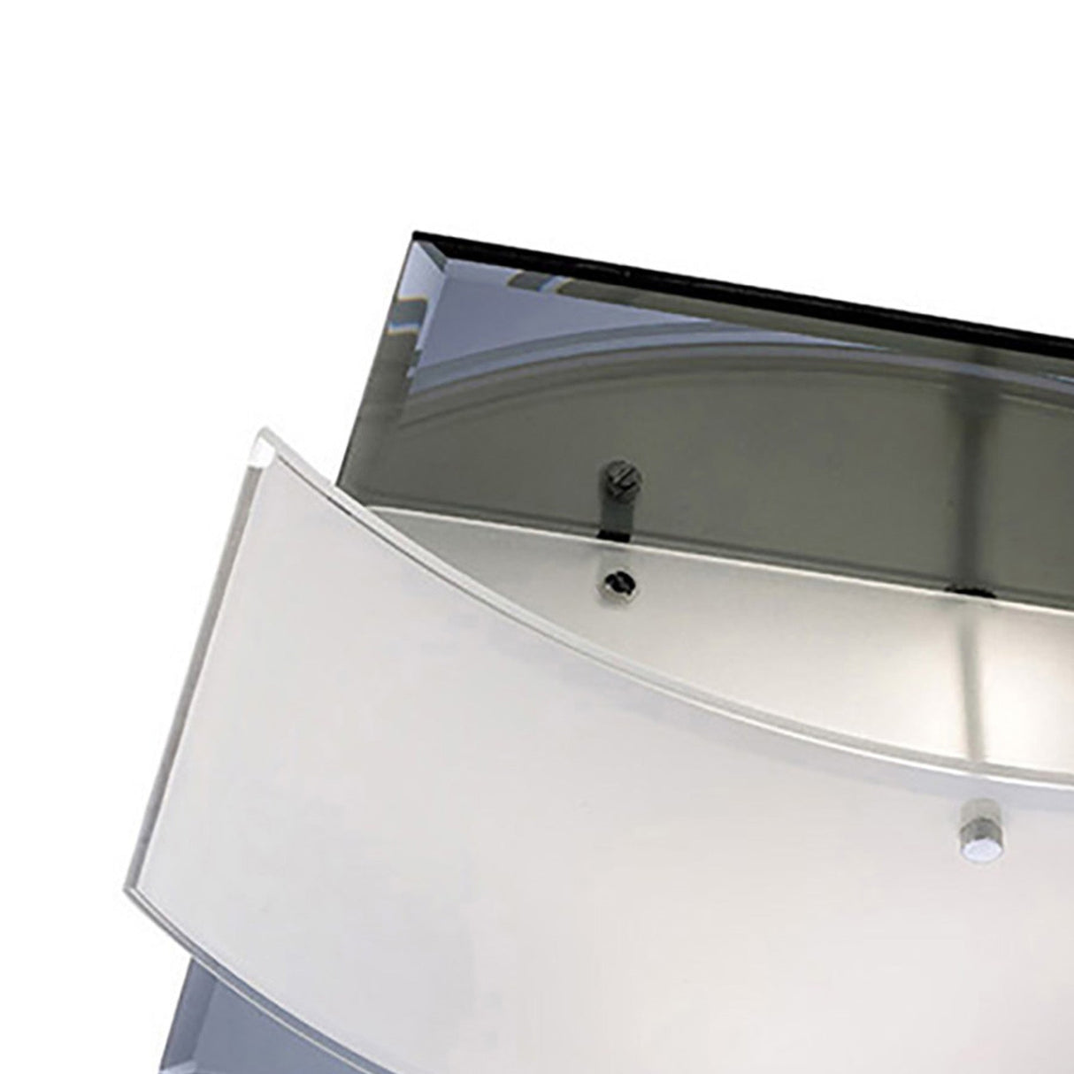 Vito 2 Light Smoked Mirror Flush Ceiling Light – Polished Chrome