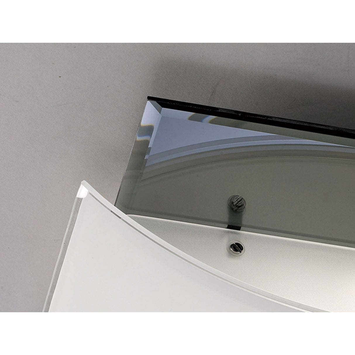 Vito 2 Light Smoked Mirror Flush Ceiling Light – Polished Chrome