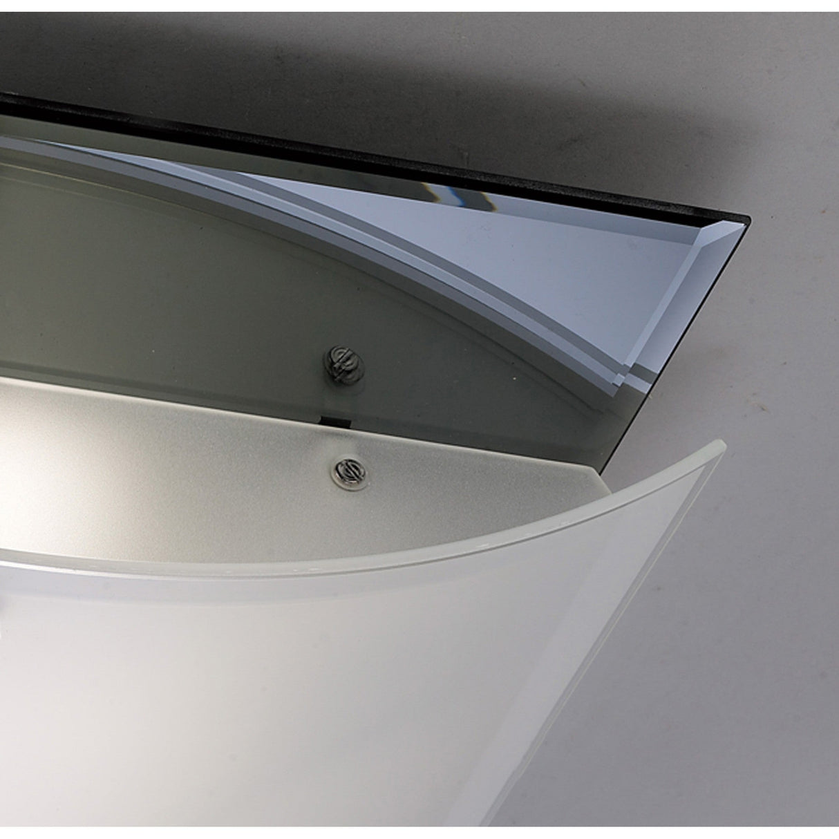 Vito 2 Light Smoked Mirror Flush Ceiling Light – Polished Chrome